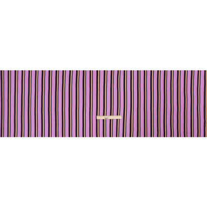 Mood Exclusive Purple Seeing Stripes Viscose Crepe Drape
