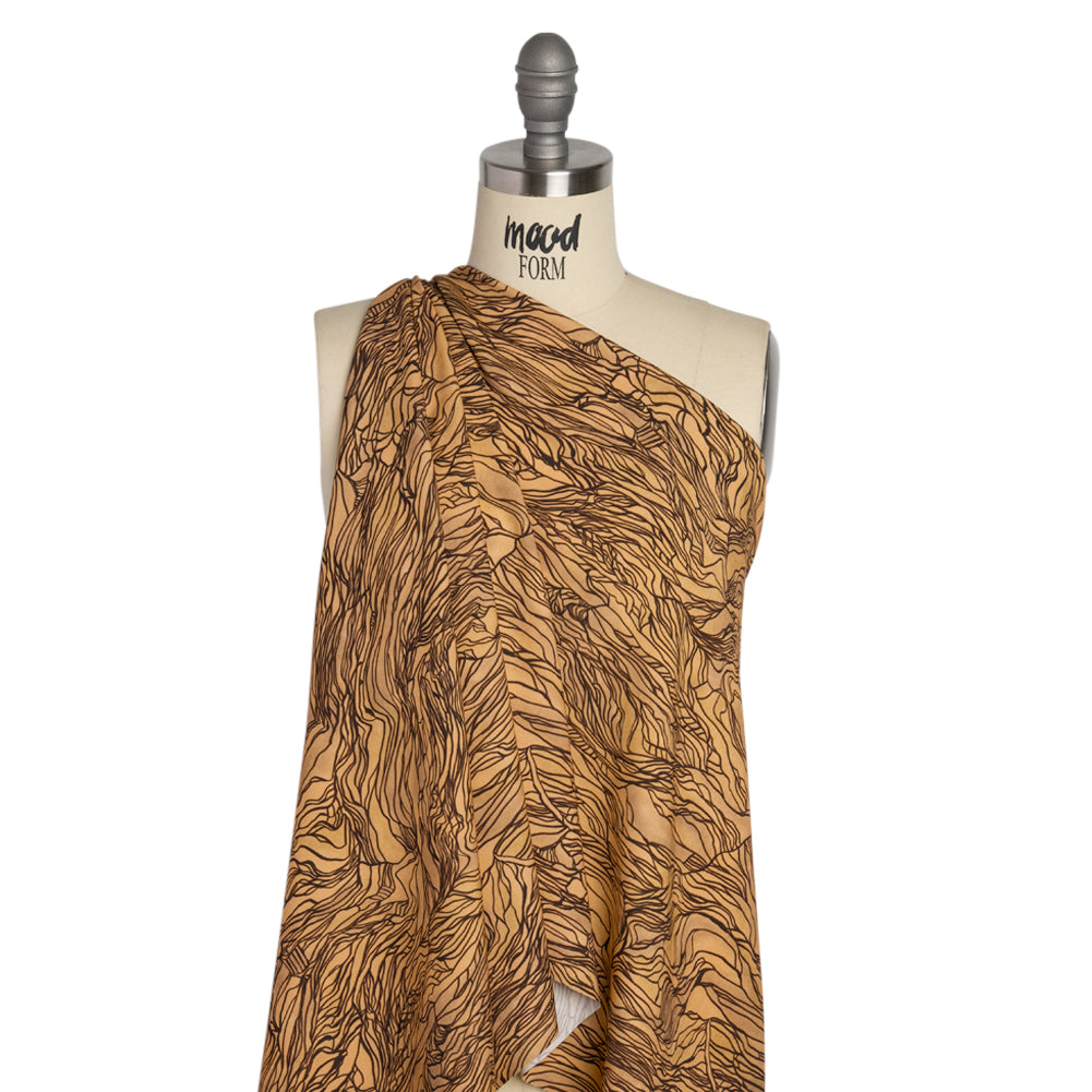 Mood Exclusive Beige Altitude Training Stretch Sustainable Rayon Batiste Detail