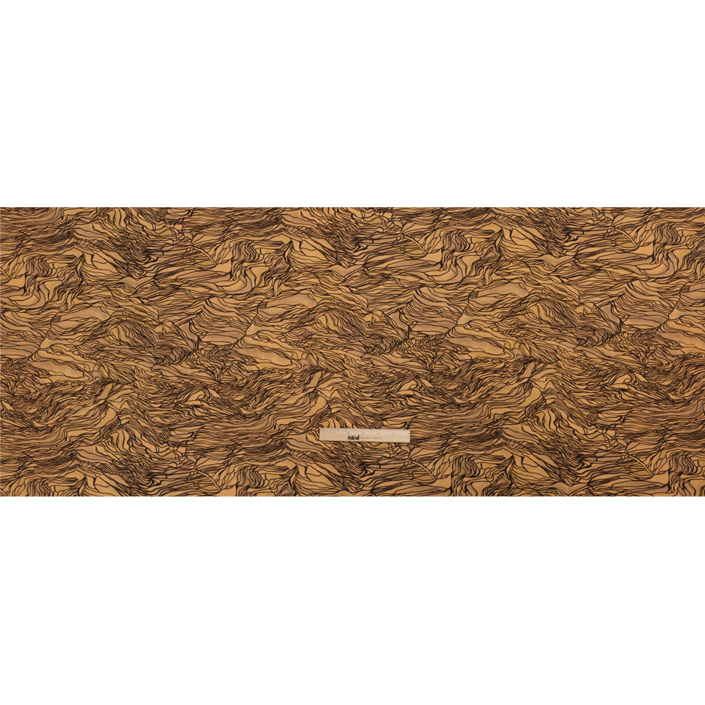 Mood Exclusive Beige Altitude Training Stretch Sustainable Rayon Batiste Drape