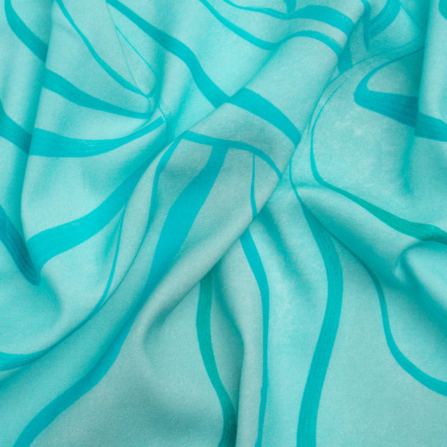 Mood Exclusive Aqua Water Works Stretch Sustainable Rayon Batiste