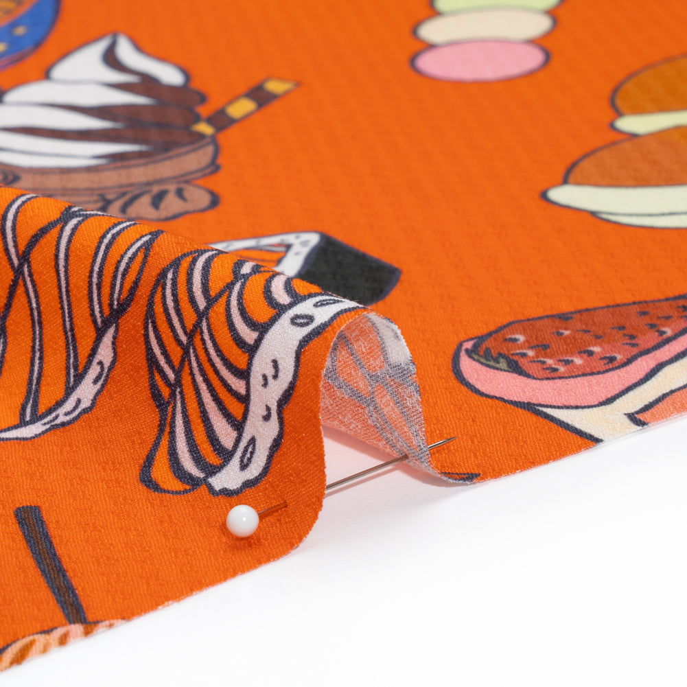 Mood Exclusive Sushi Night Sustainable Viscose Diamond Jacquard Folded