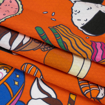 Mood Exclusive Sushi Night Sustainable Viscose Diamond Jacquard Full