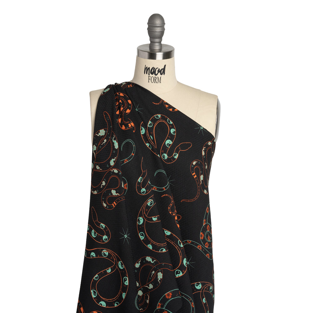 Mood Exclusive Love Intertwined Sustainable Viscose Diamond Jacquard Detail