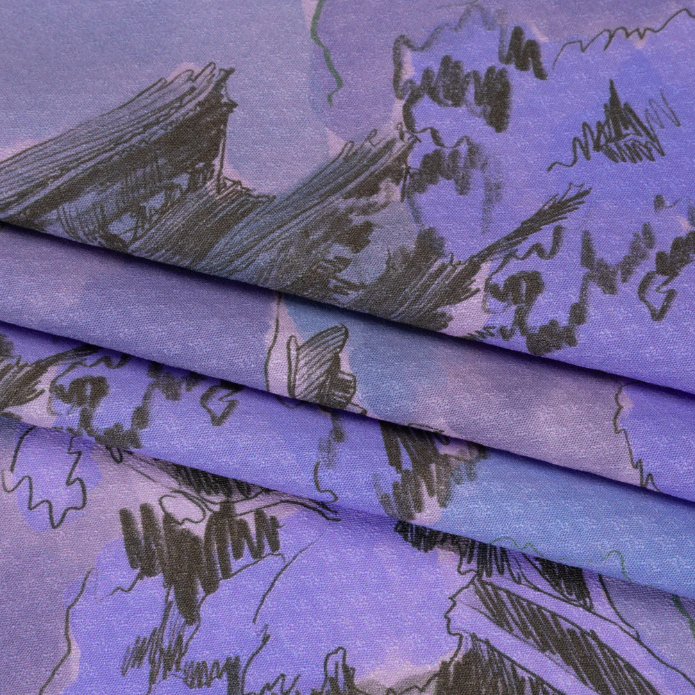 Mood Exclusive Mountain High Sustainable Viscose Diamond Jacquard Full
