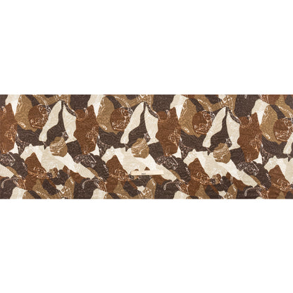 Mood Exclusive Brown Jaguar Point Animal Rayon Jacquard Drape