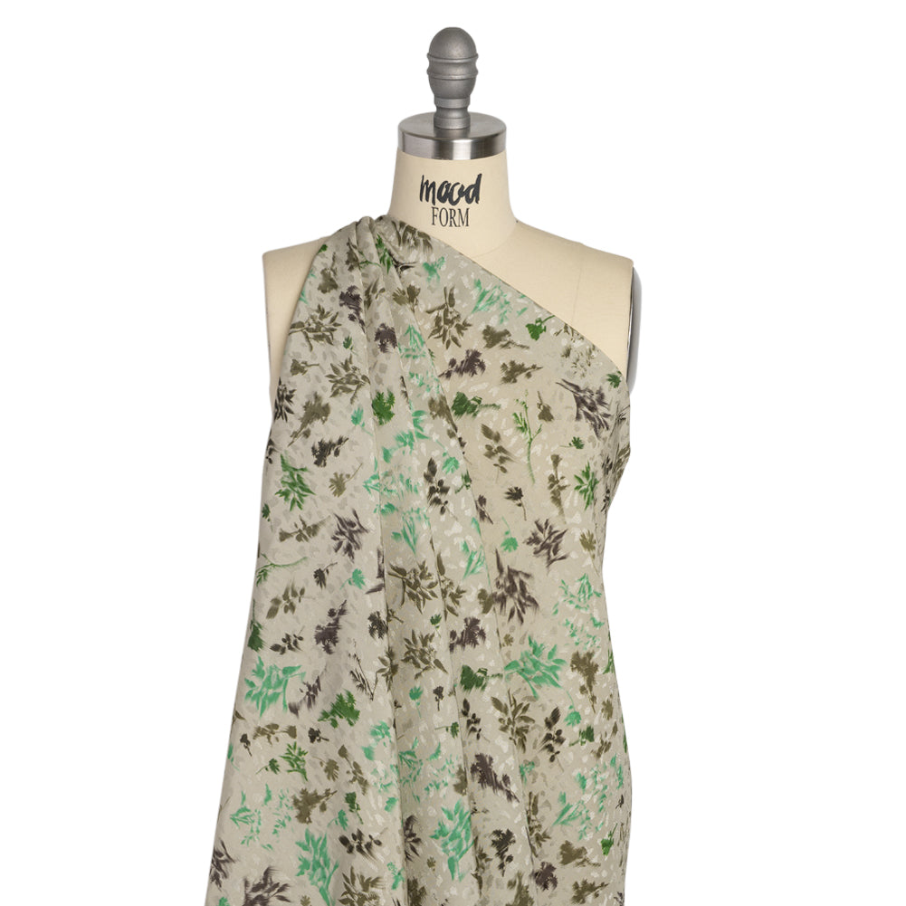 Mood Exclusive Forest Serendipitous Saplings Sustainable Viscose Jacquard Detail