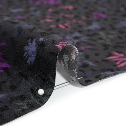 Mood Exclusive Black Serendipitous Saplings Sustainable Viscose Jacquard Folded