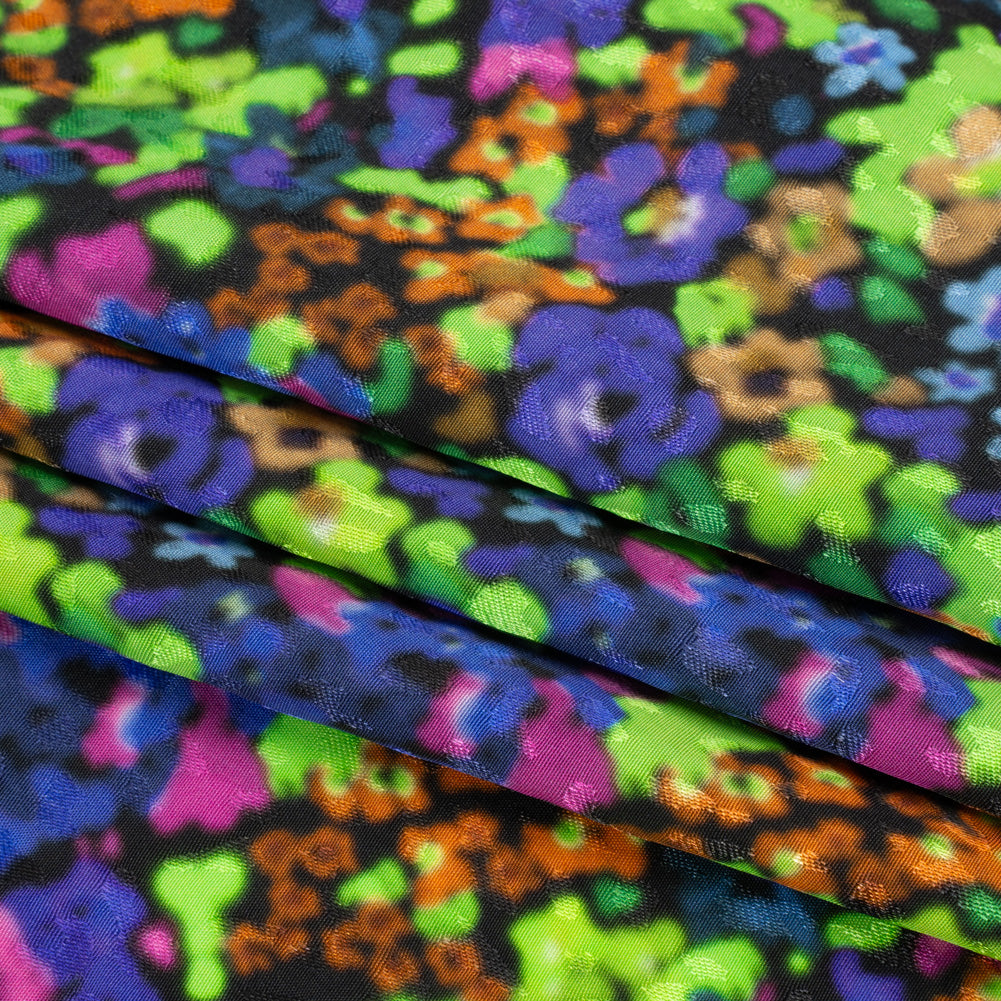 Mood Exclusive Lime Electric Dreamscape Sustainable Viscose Jacquard Full