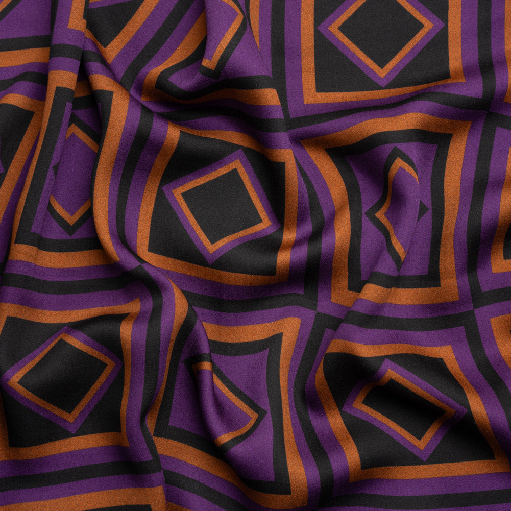 Mood Exclusive Purple When the Night Falls Rayon Challis