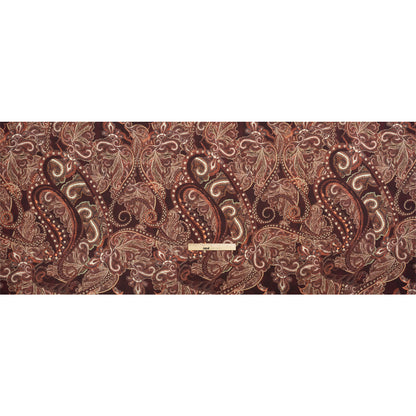 Mood Exclusive Maroon Octopus's Garden Stretch Cotton Sateen Full