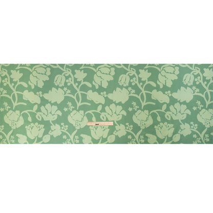 Mood Exclusive Green Veranda Views Stretch Cotton Poplin Full