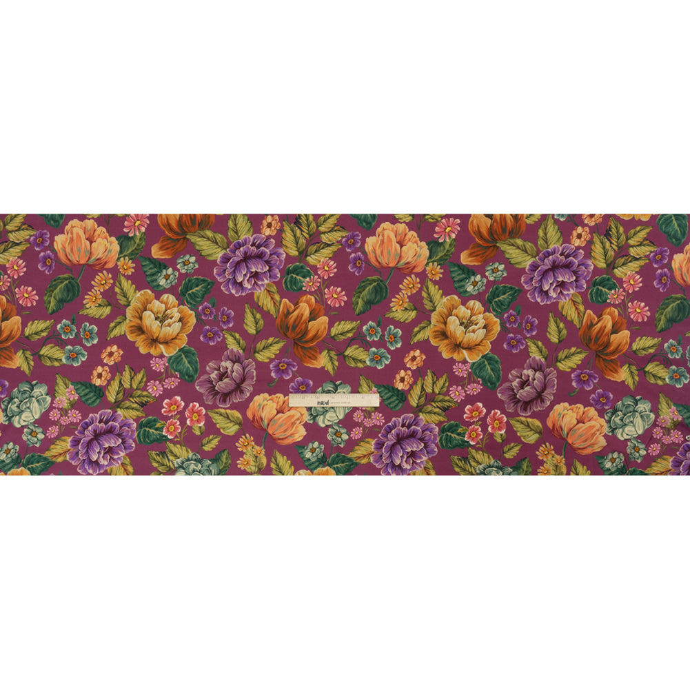 Mood Exclusive Mulberry Jam Stretch Sustainable Rayon Batiste Drape