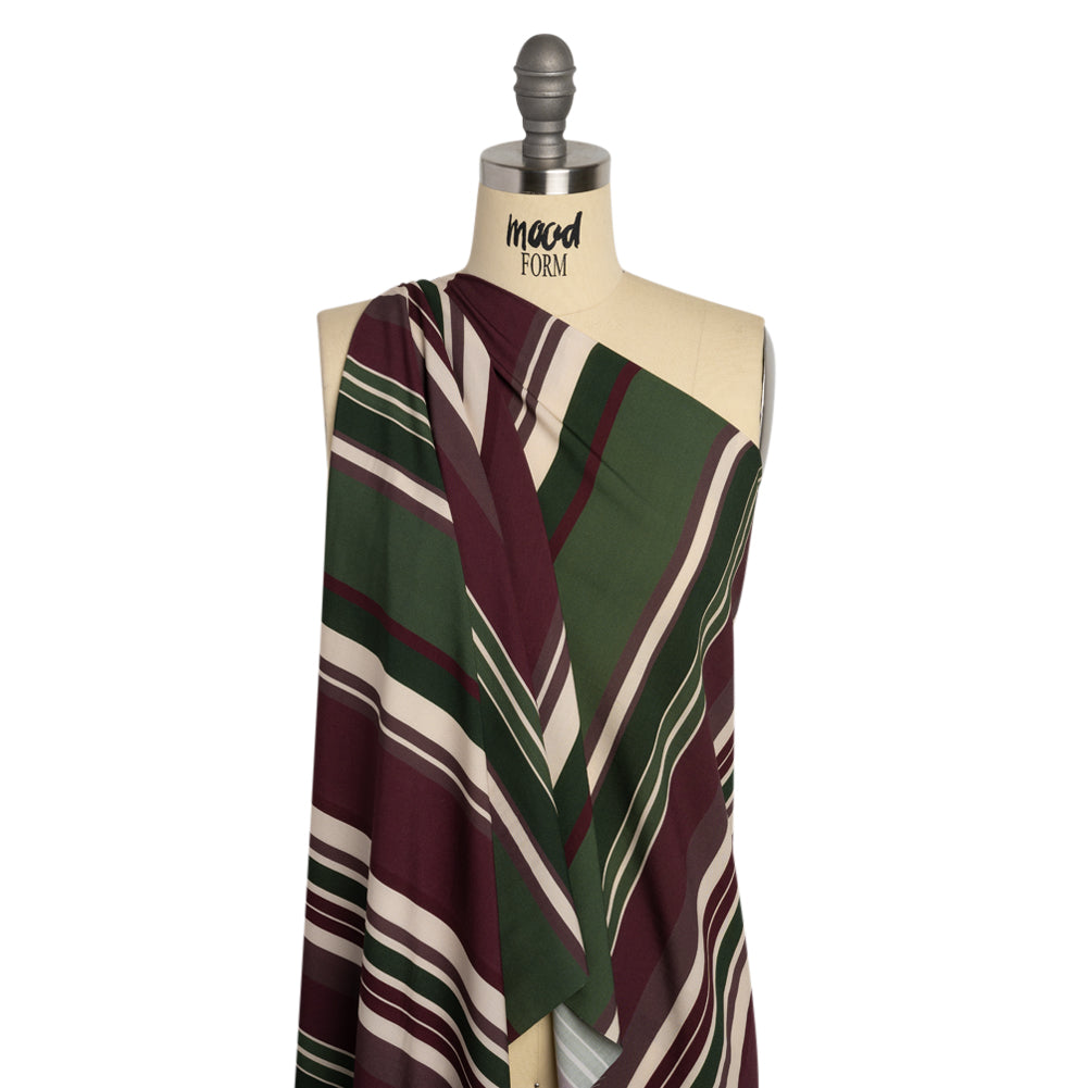 Mood Exclusive Plum Scan the Crowd Viscose Woven Detail