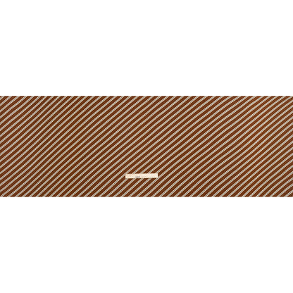 Mood Exclusive Brown Stripe Down Viscose Woven Drape