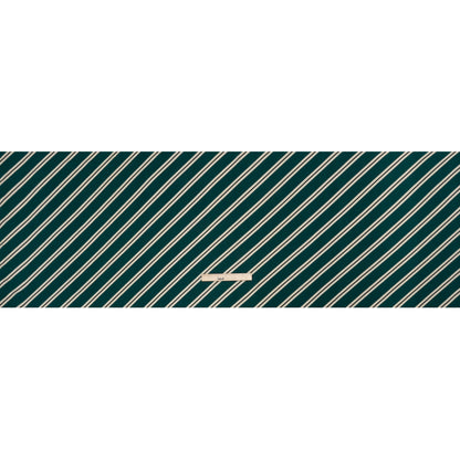Mood Exclusive Teal Stripe Down Viscose Woven Drape