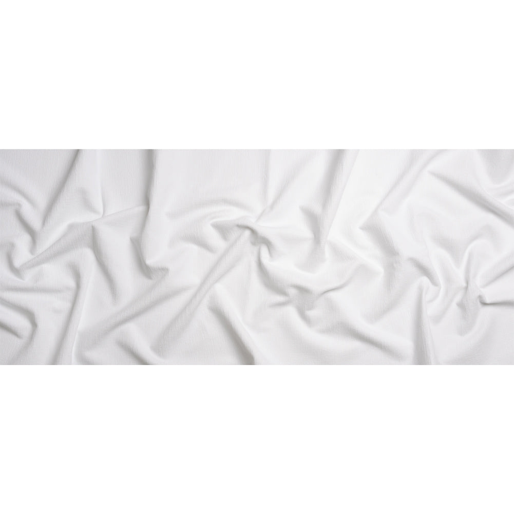 Otta White Polyester Chenille Woven Full