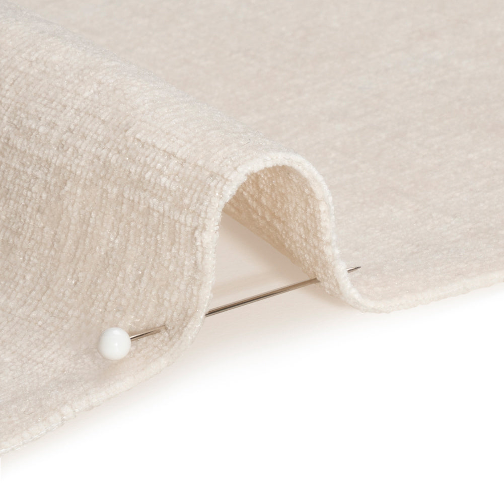 Otta Ivory Polyester Chenille Woven Detail