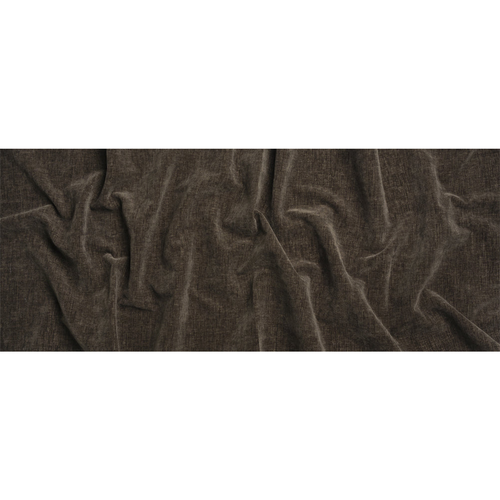 Otta Brown Polyester Chenille Woven Full