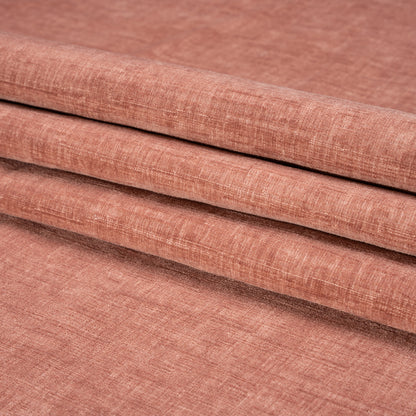 Otta Blush Polyester Chenille Woven Folded