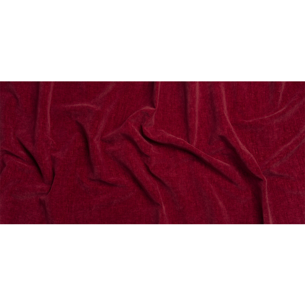 Otta Red Polyester Chenille Woven Full