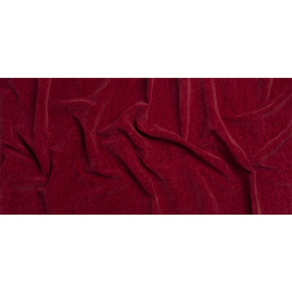Otta Red Polyester Chenille Woven Full