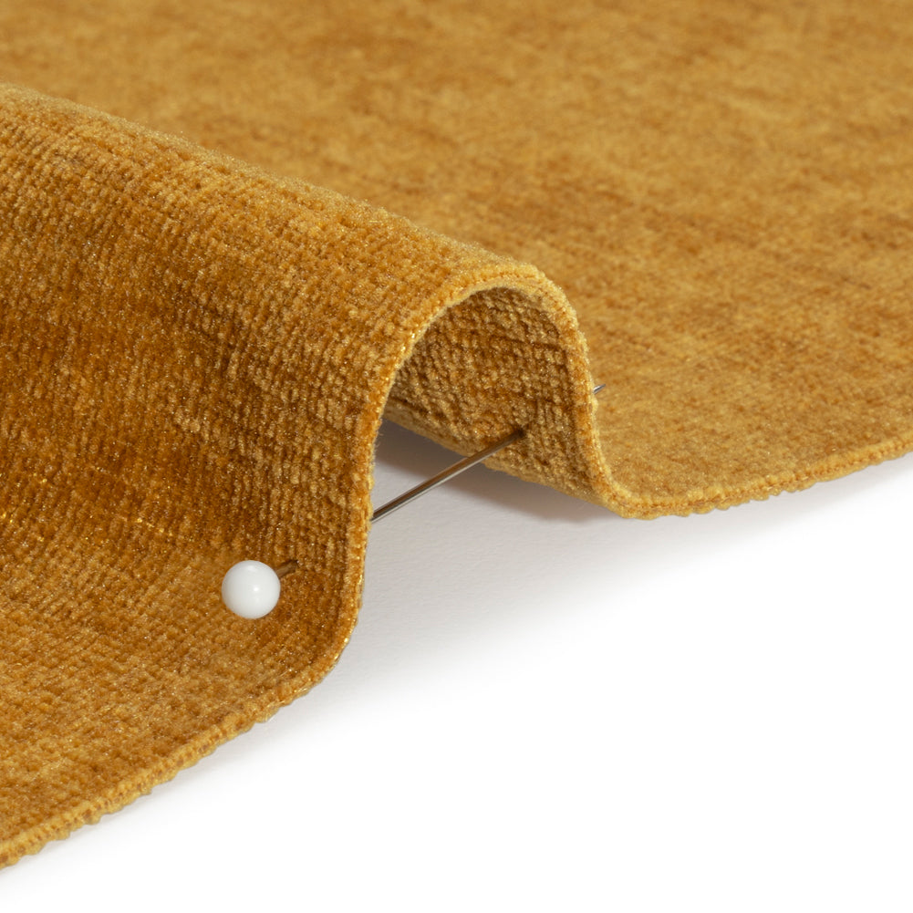Otta Gold Polyester Chenille Woven Detail