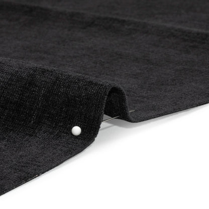 Otta Black Polyester Chenille Woven Detail