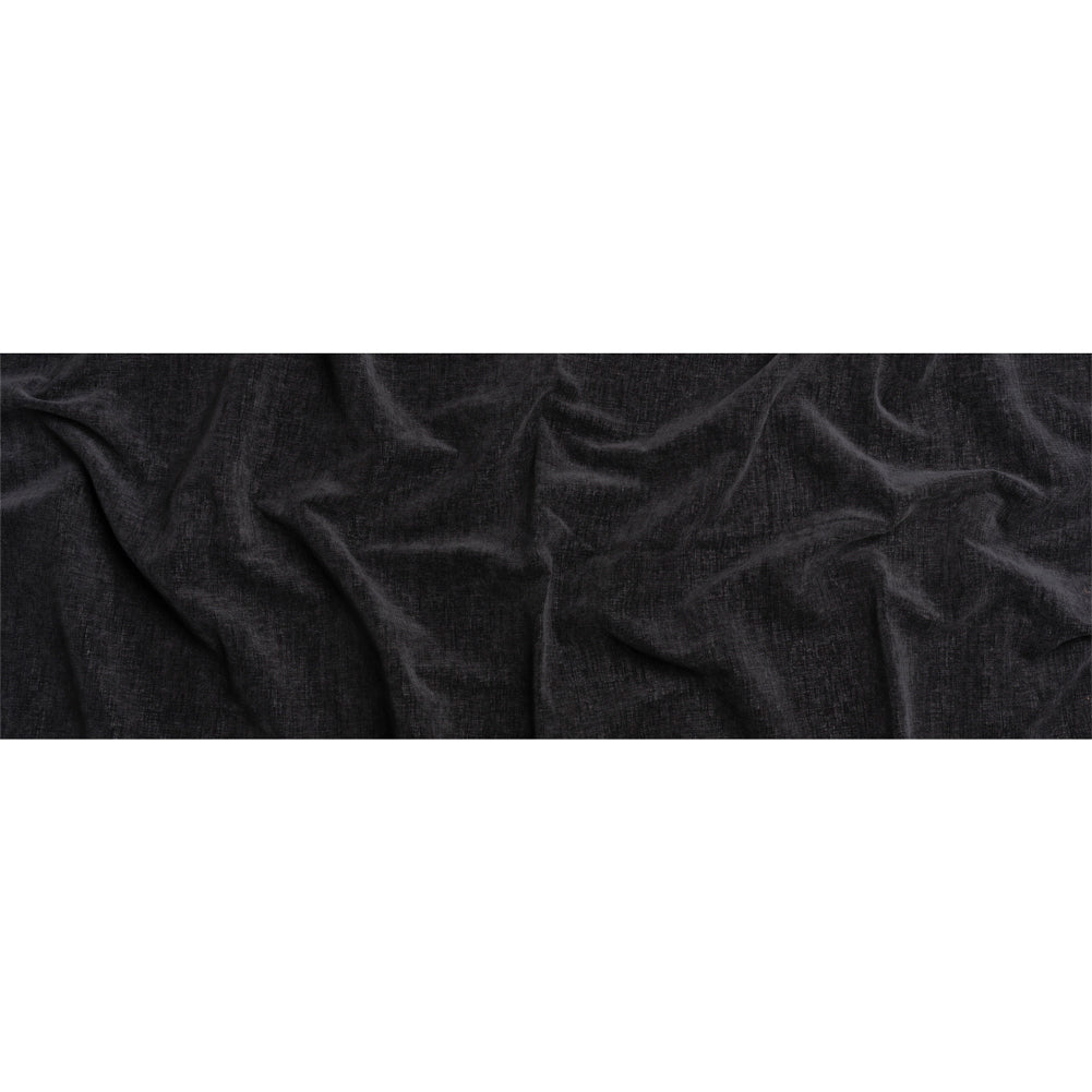 Otta Black Polyester Chenille Woven Full