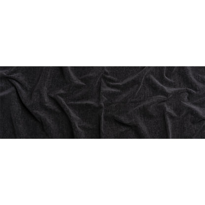 Otta Black Polyester Chenille Woven Full