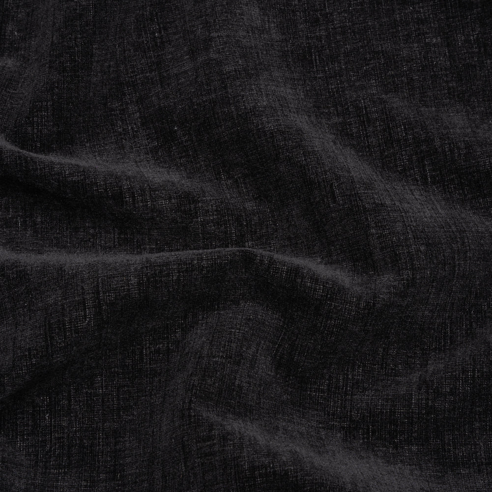 Otta Black Polyester Chenille Woven