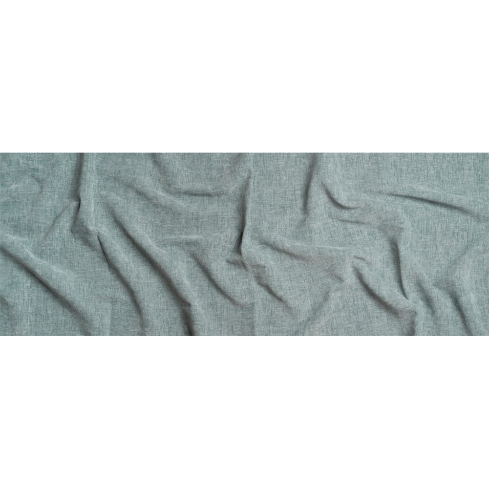 Otta Blue Polyester Chenille Woven Full
