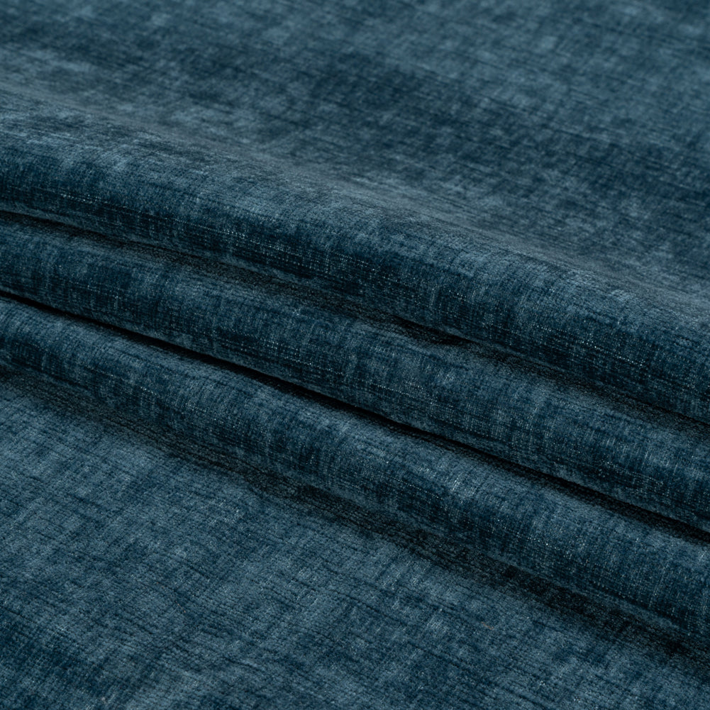 Otta Denim Polyester Chenille Woven Folded