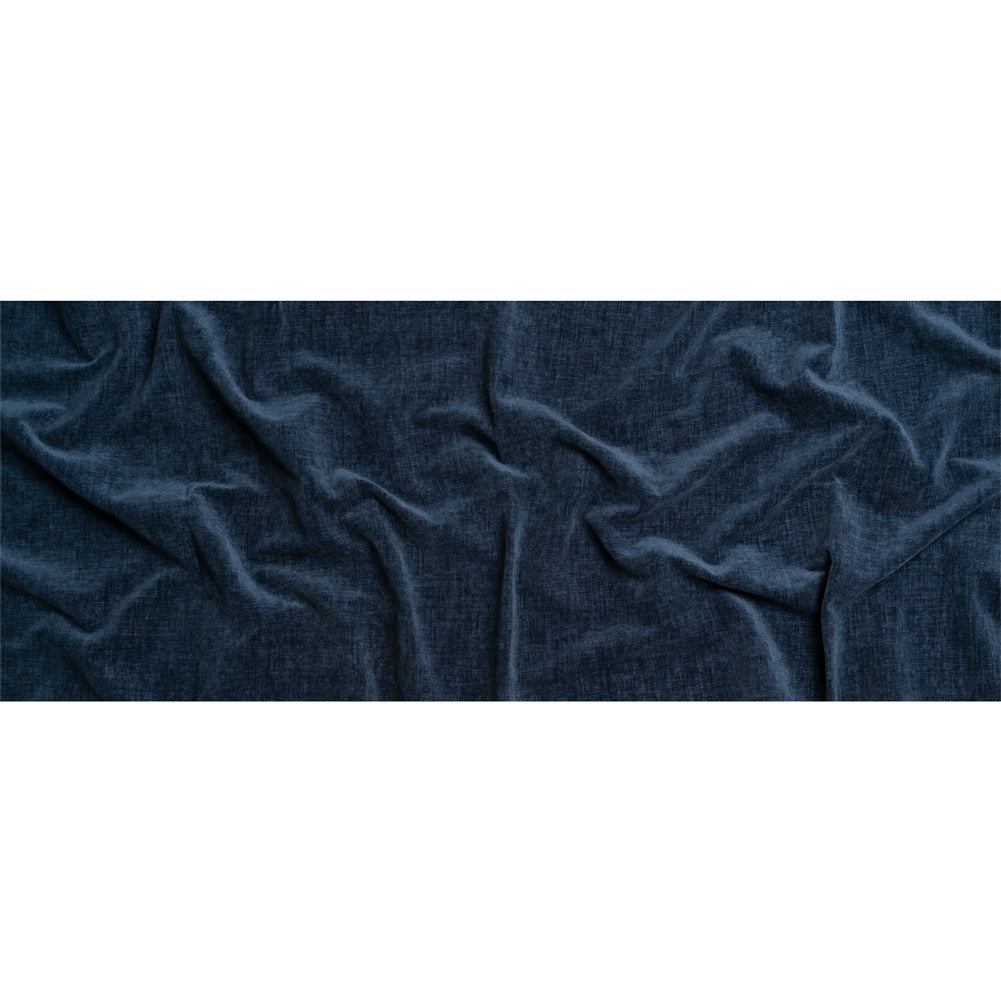 Otta Indigo Polyester Chenille Woven Full