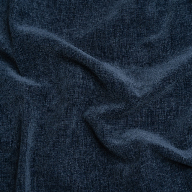 Otta Indigo Polyester Chenille Woven