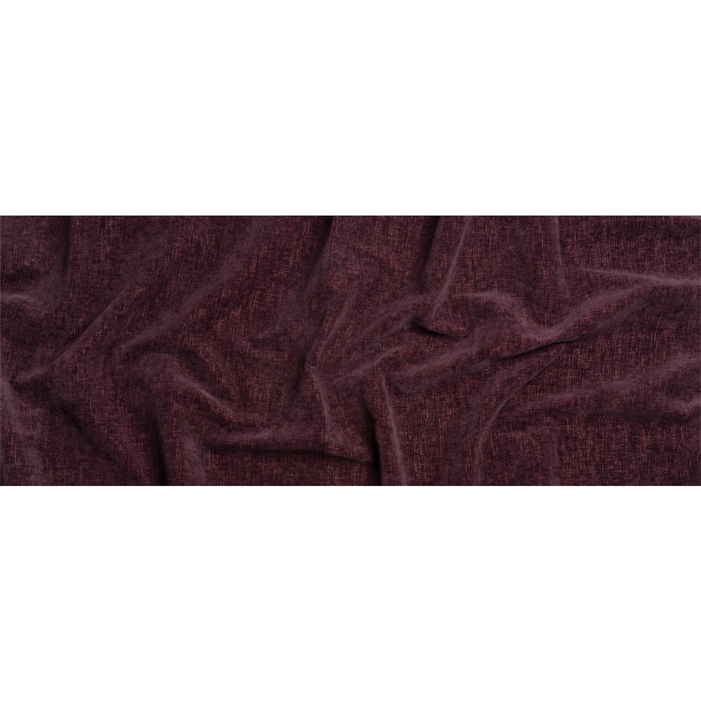 Otta Eggplant Polyester Chenille Woven Full