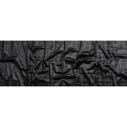 Kasa Black Crosshatching Embossed Knit Velvet Full