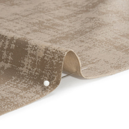 Kasa Beige Crosshatching Embossed Knit Velvet Detail