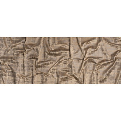 Kasa Tan Crosshatching Embossed Knit Velvet Full
