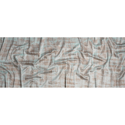 Kasa Seafoam Crosshatching Embossed Knit Velvet Full