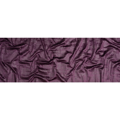 Kasa Eggplant Crosshatching Embossed Knit Velvet Full