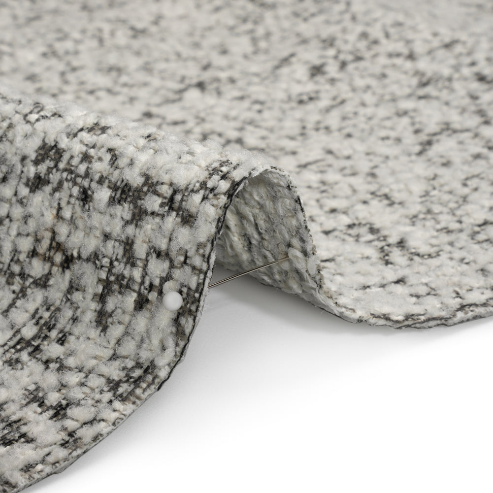 Crypton Stone Polyester Tweedy Upholstery Boucle Detail