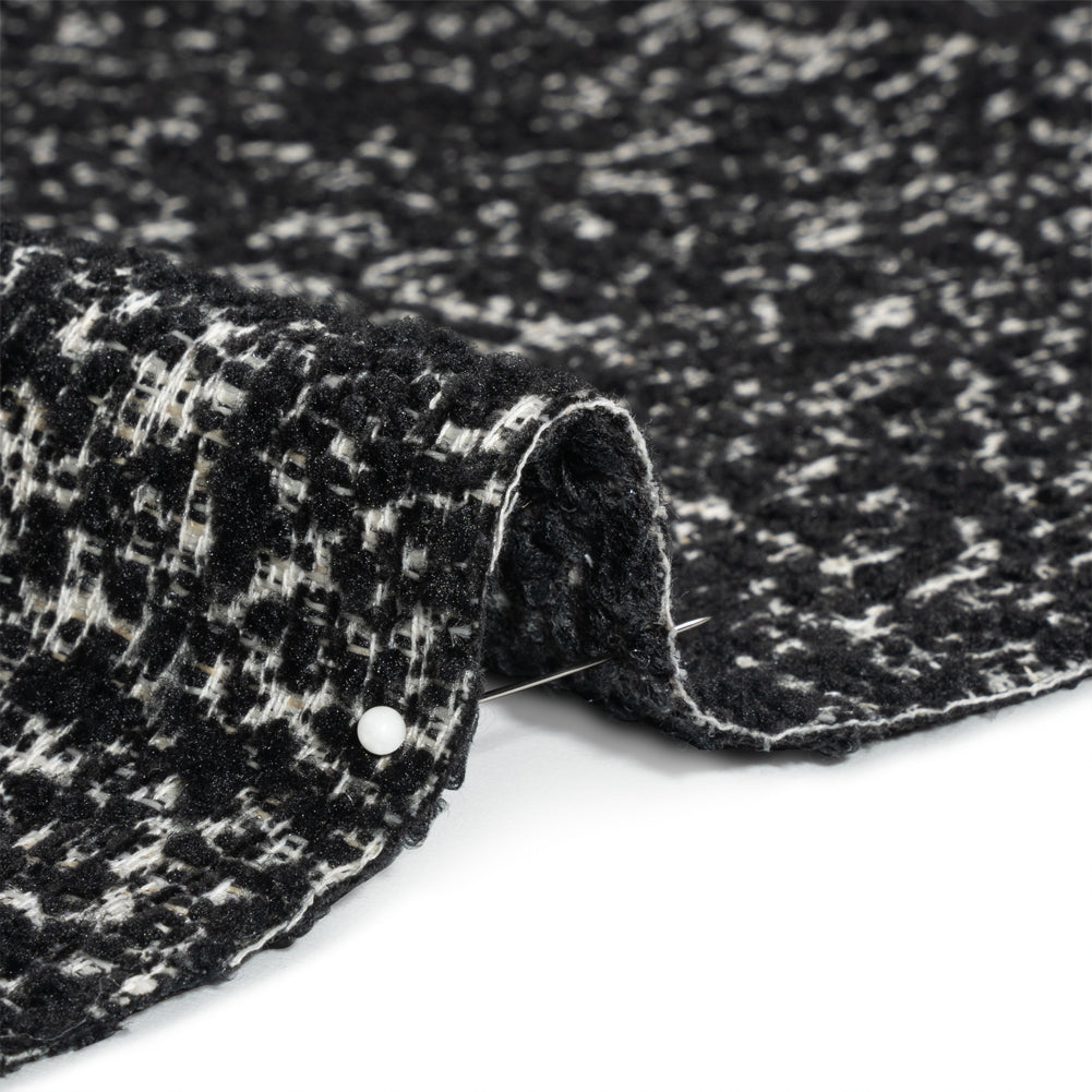 Crypton Zebra Polyester Tweedy Upholstery Boucle Detail
