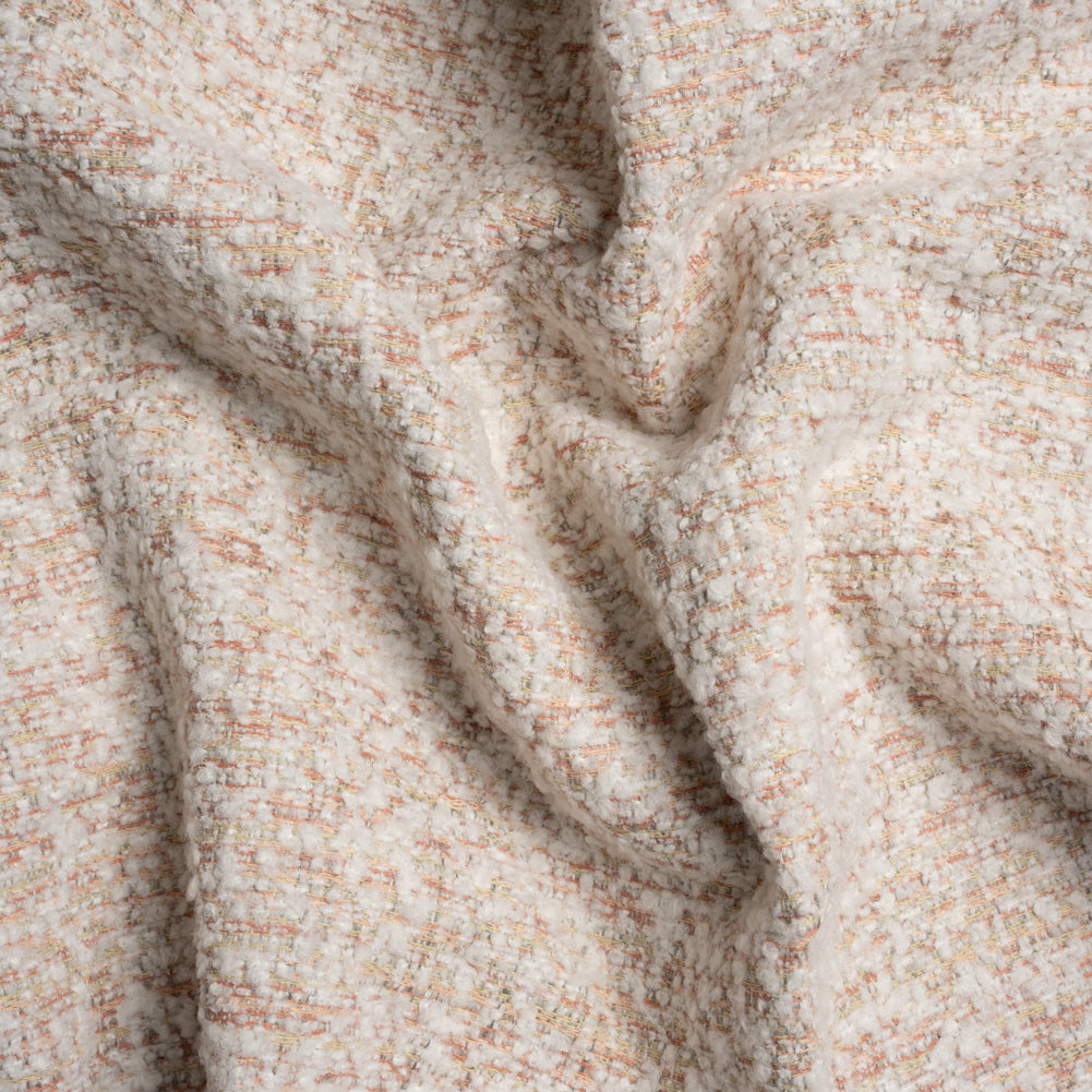 Crypton Blush Polyester Tweedy Upholstery Boucle