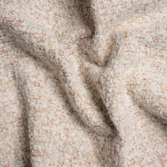 Crypton Blush Polyester Tweedy Upholstery Boucle