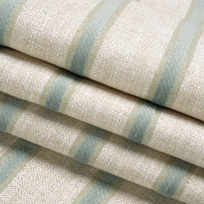 Crypton Vapor Chenille Striped Birdseye Upholstery Twill Folded