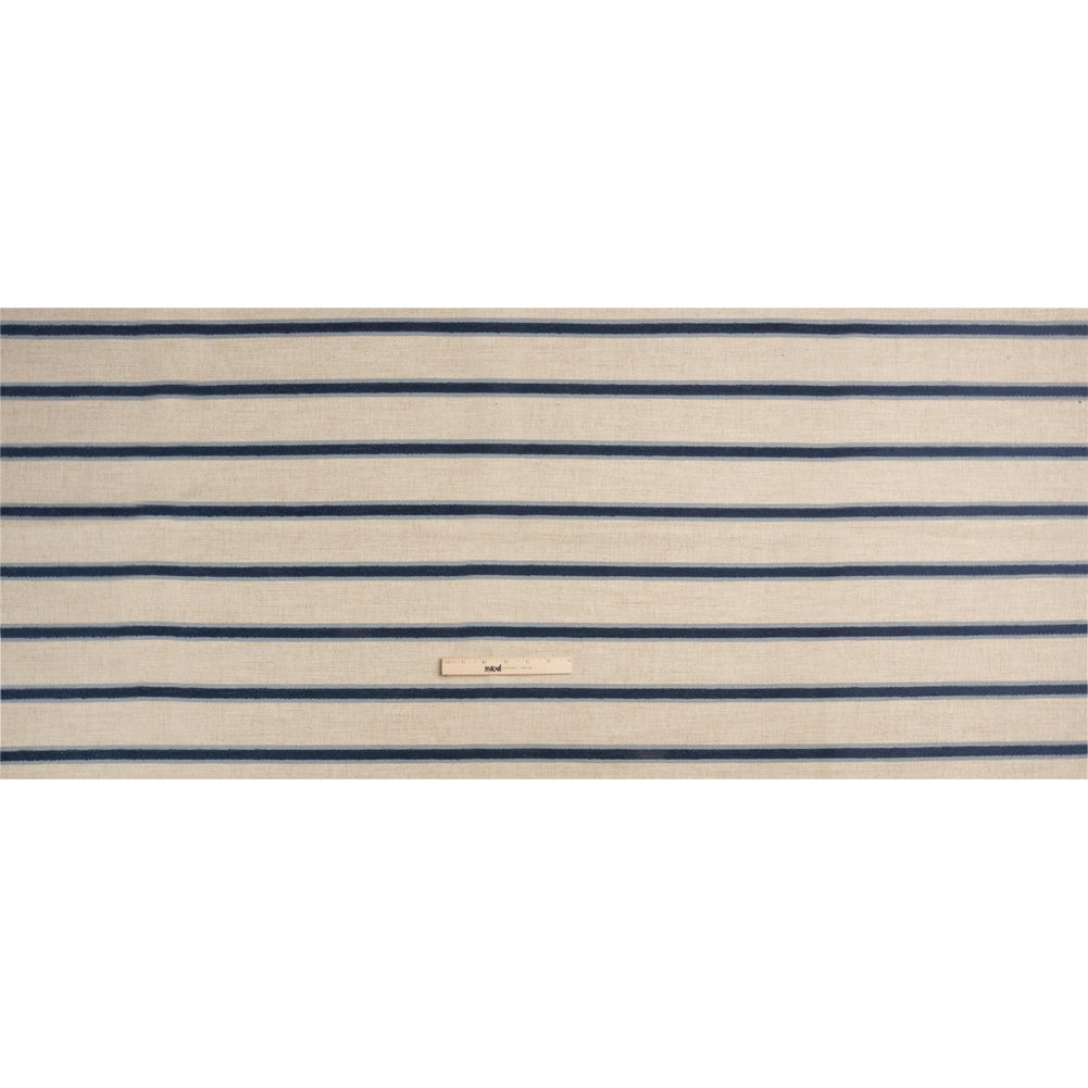 Crypton Midnight Chenille Striped Birdseye Upholstery Twill Full