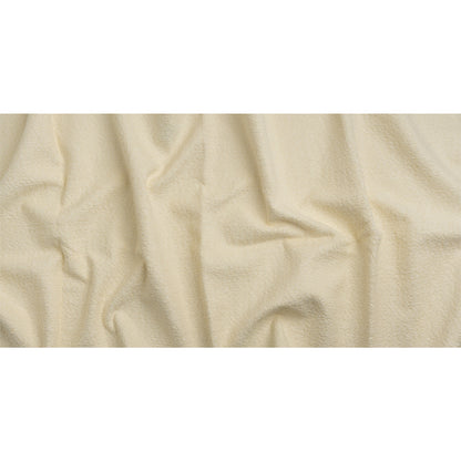 Crypton Custard Stain Resistant Plush Upholstery Boucle Full