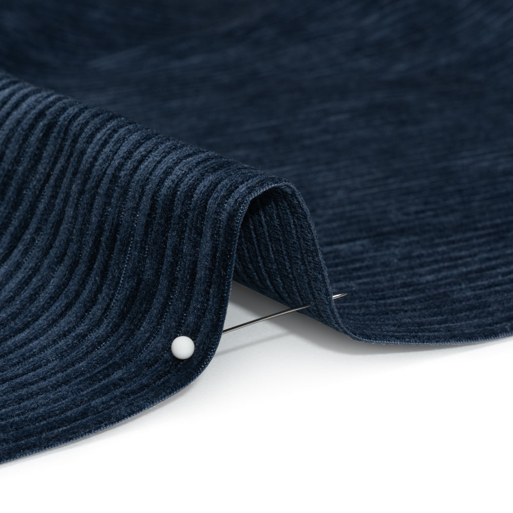 Crypton Midnight Stain Resistant Upholstery Corduroy Detail