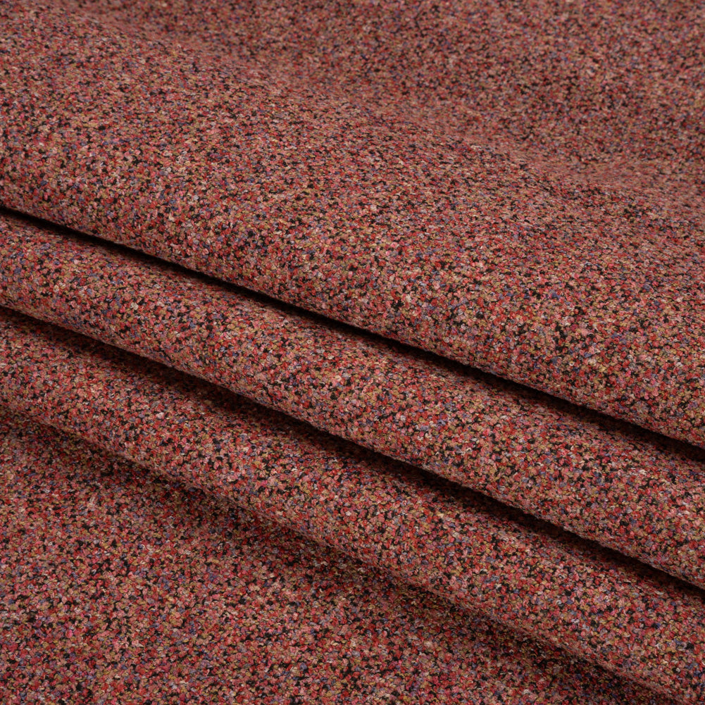 Crypton Berry Tweedy Stain Resistant Upholstery Boucle Folded