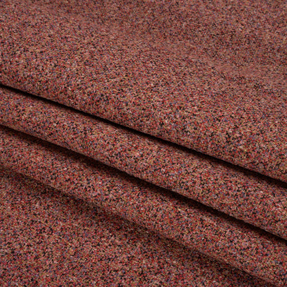 Crypton Berry Tweedy Stain Resistant Upholstery Boucle Folded